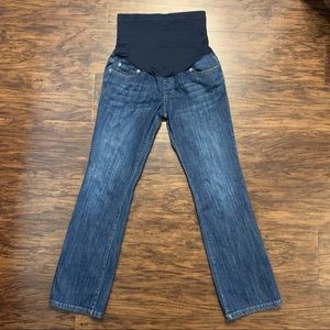 Liz Lange Maternity for Target Jeans Size 4 Boot Cut Denim Blue Jeans